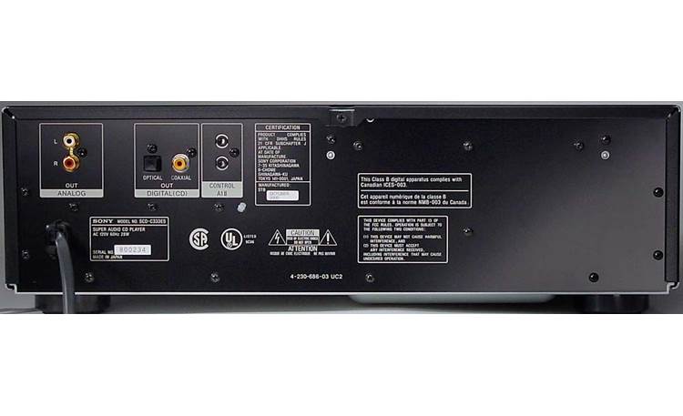 Sony ES SCD-C333ES 5-disc SACD/CD changer at Crutchfield