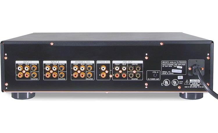 Sony ES TA-P9000ES 5-channel analog preamp at Crutchfield