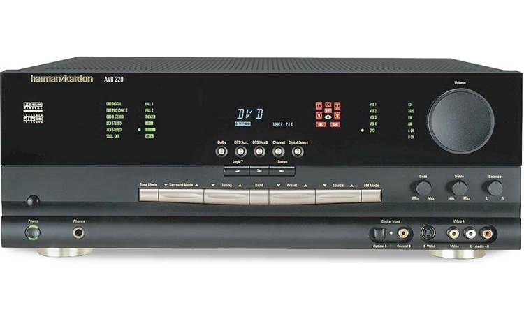 Onderdompeling Voorzichtig Verslaggever Harman Kardon AVR 320 A/V receiver with Dolby Digital, DTS-ES, and Dolby  Pro Logic II at Crutchfield