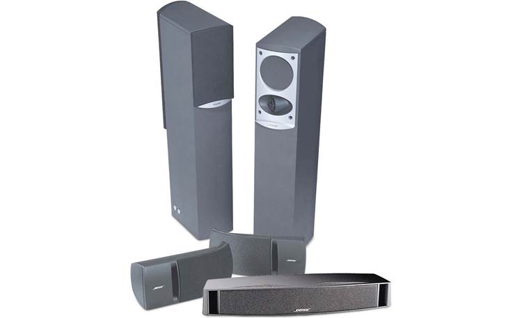 Bemyndigelse en kreditor etnisk Bose® 701® Series II / VCS-10® / 161™ (Graphite Gray 701s; Black VCS-10 and  161s) Home theater speaker system at Crutchfield