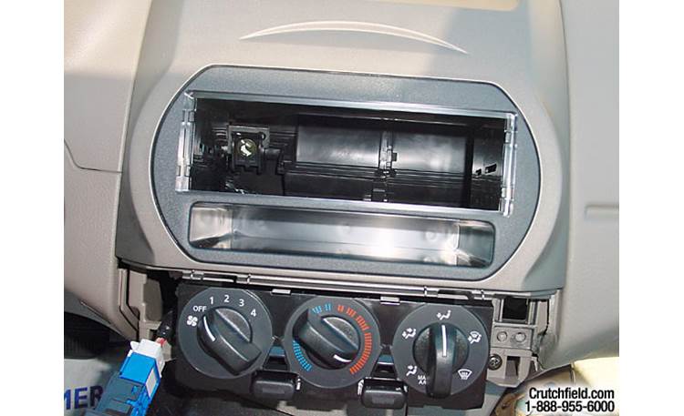 American International ND-K716 Dash Kit Kit installed without radio