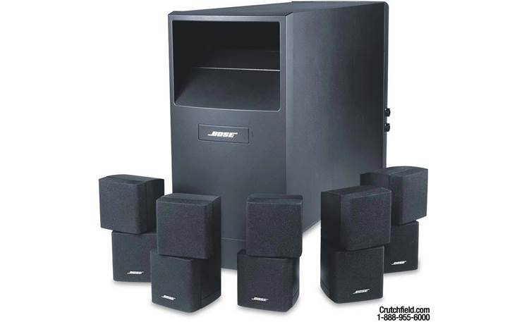 sábado triángulo apelación Bose® Acoustimass® 10 Series III (Black) Home theater speaker system at  Crutchfield