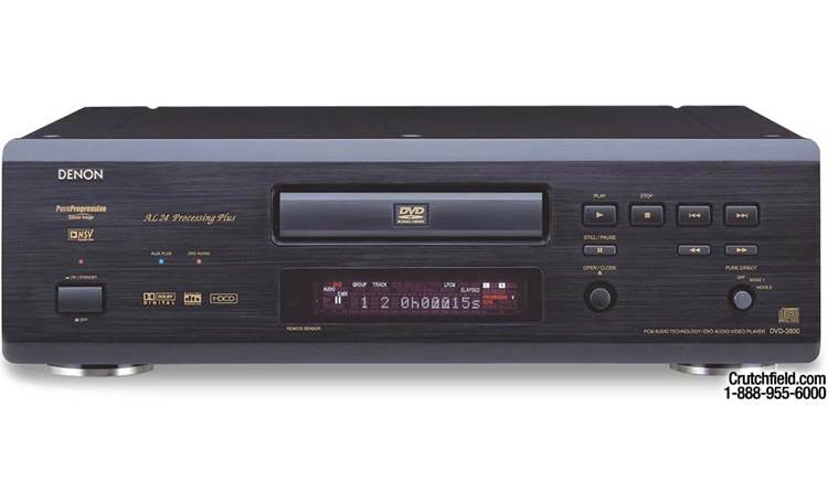 Denon DVD-3800 DVD/CD/DVD-Audio player with progressive scan at Crutchfield