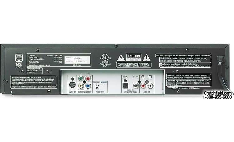 CD＆DVD Denon DVM-1805 5-disc carousel DVD/CD changer with progressive