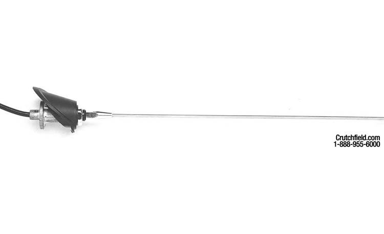 Jeep/AMC Stainless Steel Replacement Antenna Front