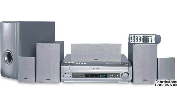 Pioneer HTD-520DV 5-disc DVD home theater system at Crutchfield
