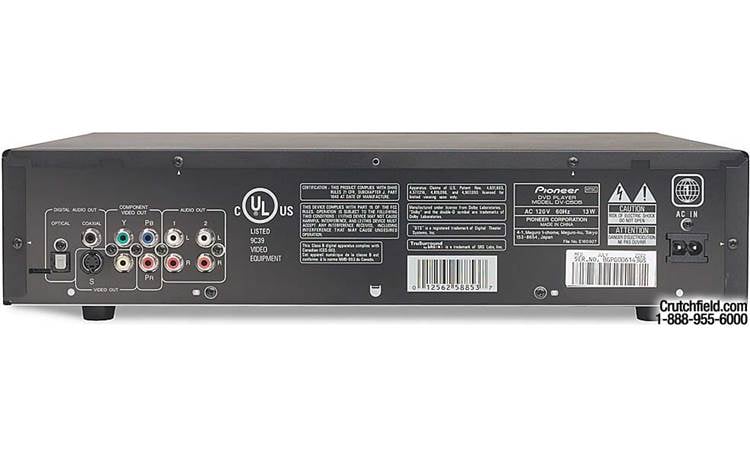 Pioneer DVC-505 5-disc carousel DVD/CD changer at Crutchfield