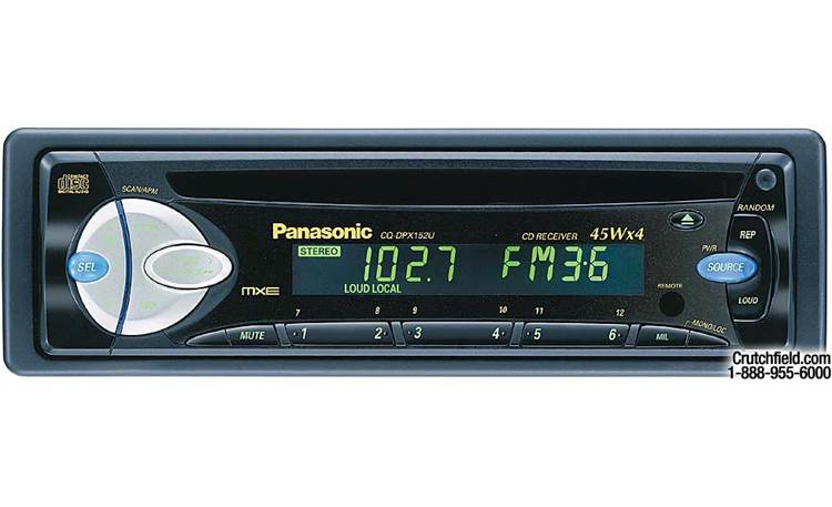 Panasonic MXE CQ-DPX152U CD Receiver at Crutchfield