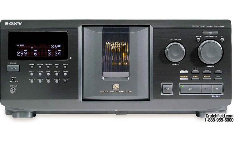 Sony CDP-CX355 300-CD changer at Crutchfield