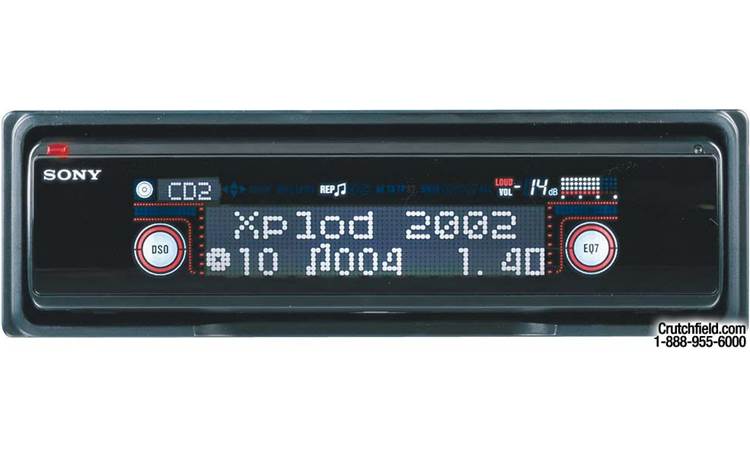 Sony Xplod CDX-M630 CD Receiver with CD Changer Controls at Crutchfield