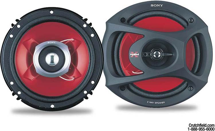 Sony XS-W1621 6-1/2/6-3/4 2-way Speakers at Crutchfield
