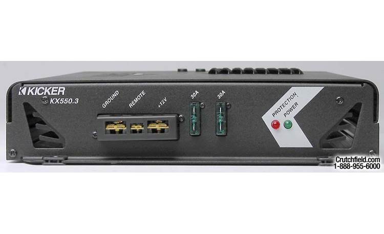 Kicker KX550.3 40W x 2 + 200W x 1 Car Amplifier at Crutchfield