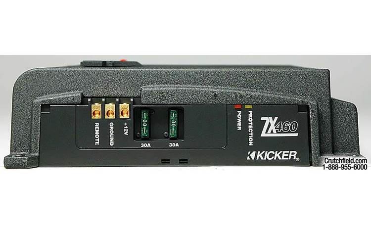 Kicker ZX460 30W X 4 Car Amplifier at Crutchfield