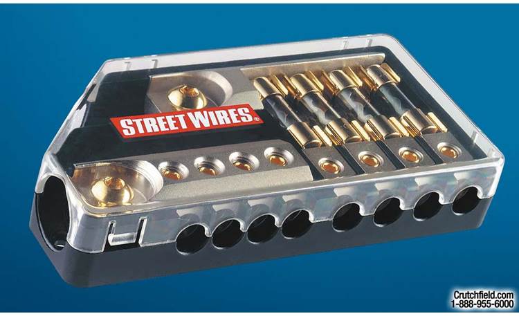 StreetWires Combo AGU Fused Distribution Block Front