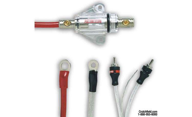 StreetWires 8-gauge Amp Wiring Kit with Patch Cable 