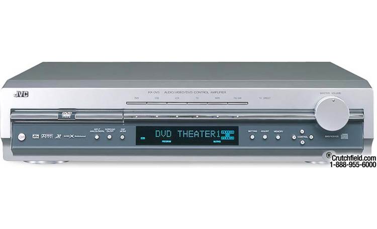 tuberculose Kloppen Nodig hebben JVC RX-DV3SL A/V receiver with built-in DVD/CD player at Crutchfield