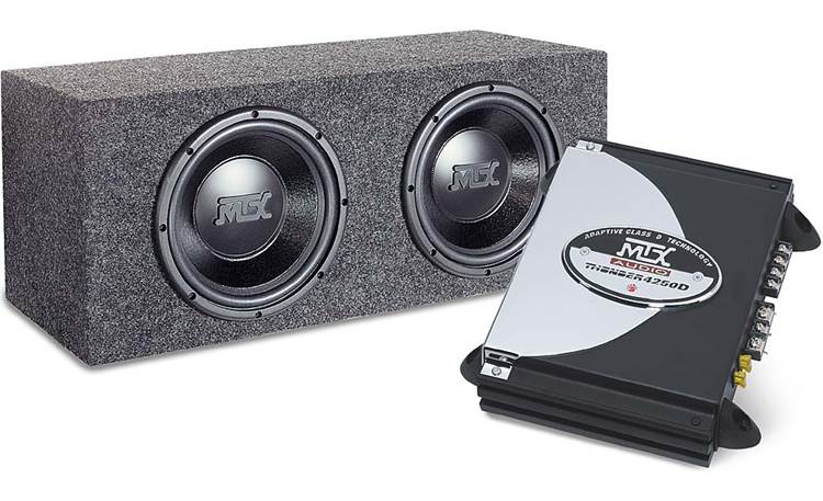MTX Thunder Amp/Subwoofers/Enclosure Package T4250D Amplifier 2