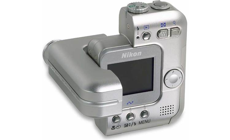 Nikon COOLPIX SQ Back with lens flipped forward