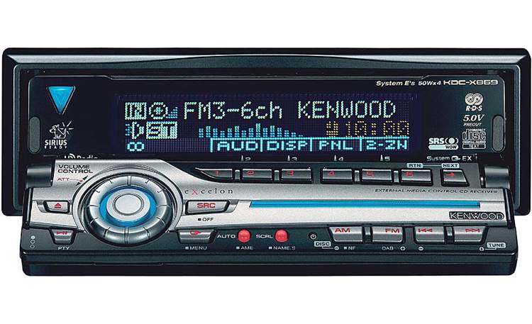 Kenwood Excelon KDC-X869 Front