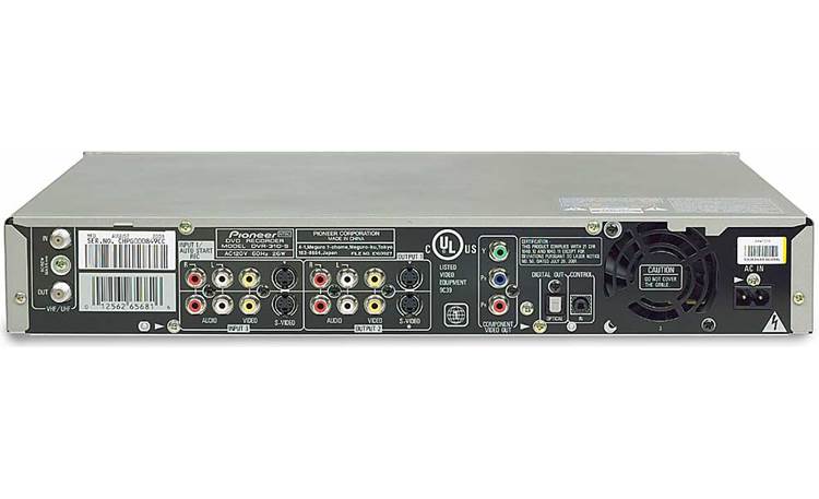 Pioneer DVR-310 DVD recorder at Crutchfield