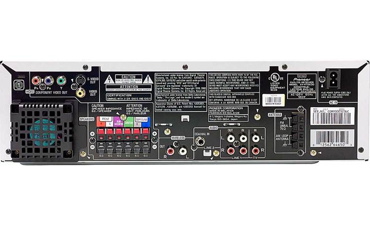 Pioneer HTD-630DV 5-disc DVD home theater system with Pioneer HTD-630DV 5-disc DVD home theater system with