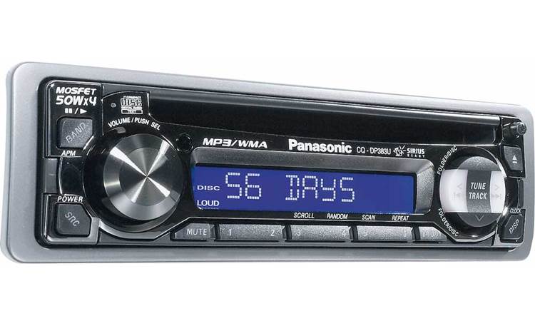 Panasonic CQ-DP383U CD/MP3/WMA Receiver with CD Changer Controls at
