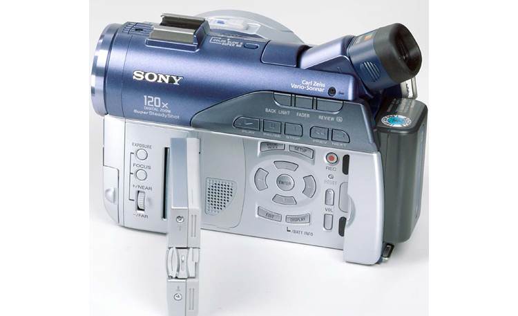 Sony DCR-DVD100 DVD camcorder at Crutchfield