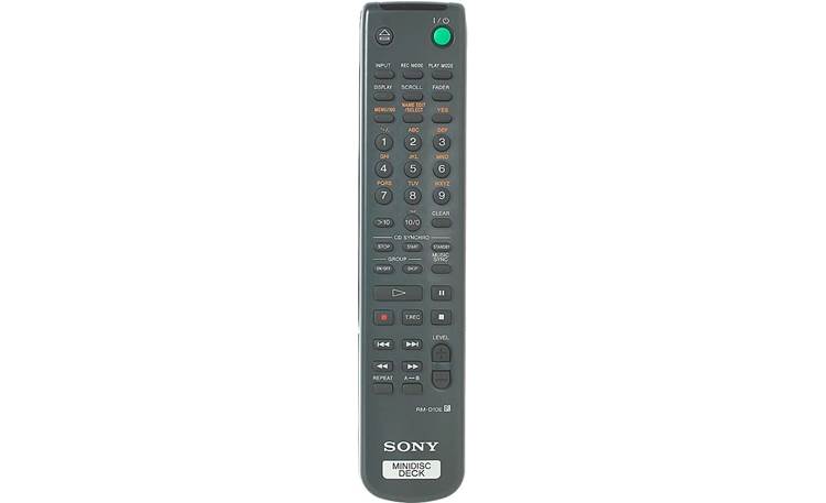 Sony MDS-JE480 Remote