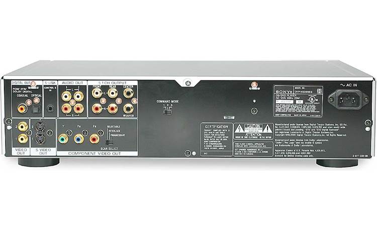 Sony ES DVP-NS999ES (Silver) DVD/CD/SACD player at Crutchfield