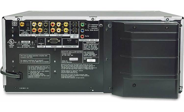 Sony ES DVP-CX777ES 400-disc DVD/CD/SACD mega changer, 5-year 