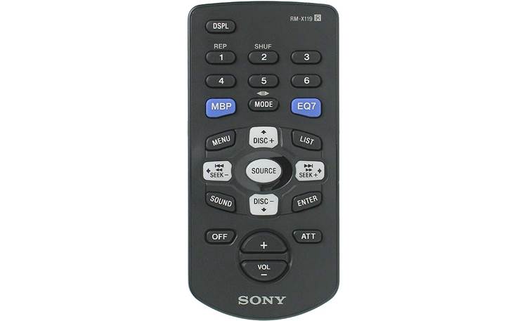 Sony XR-CA650X Cassette Receiver with CD Changer Controls at