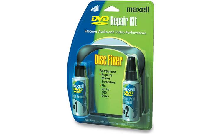 Maxell DVD-335 DVD scratch repair kit at Crutchfield