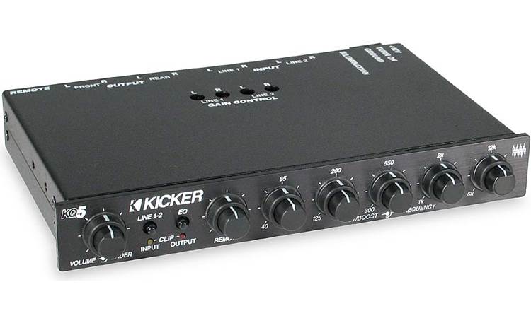 Kicker KQ5 5-band equalizer at Crutchfield