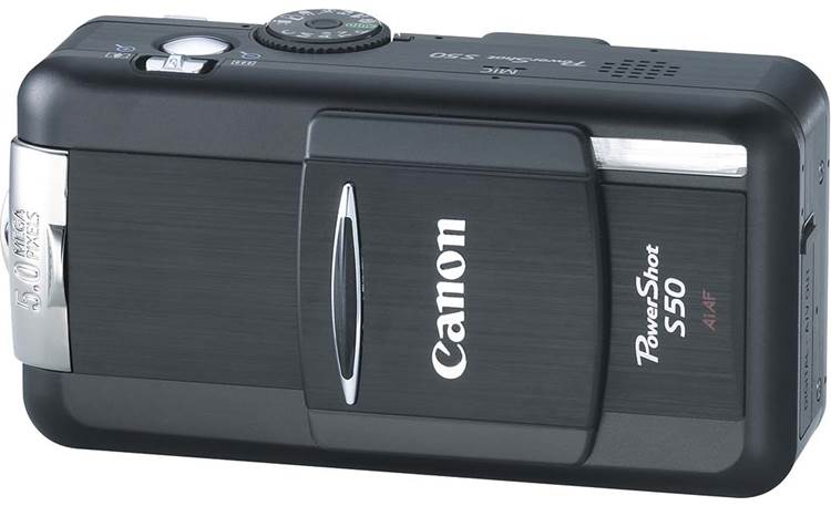 Canon PowerShot S50 Sliding panel closed