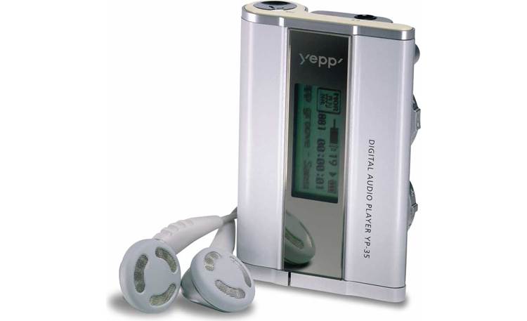 ik lees een boek Dreigend Verrassend genoeg Samsung YP-35H yepp™ portable MP3/WMA player/voice recorder at Crutchfield