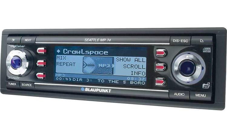 Blaupunkt Seattle MP74 CD receiver with MP3 playback at Crutchfield