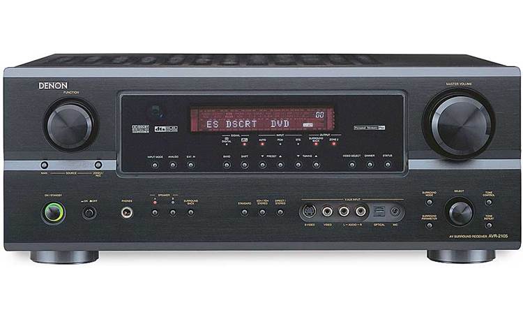 Denon AVR-2105 Home theater receiver with Dolby Digital EX, DTS-ES, and Pro  Logic IIx at Crutchfield