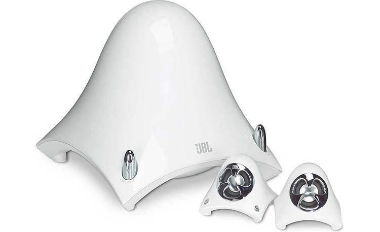 beslutte Diverse varer Estate JBL Creature® II (White) 3-piece multimedia speaker system at Crutchfield