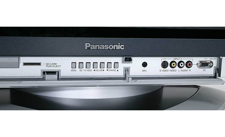 Panasonic TH-42PD25U Front panel detail