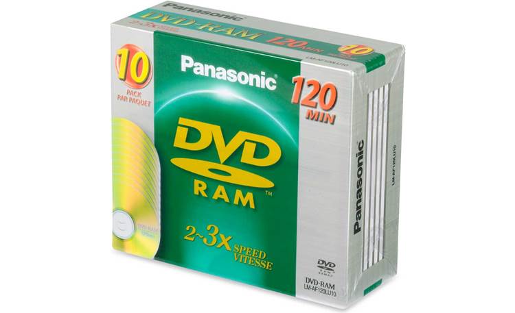 Panasonic DVD-RAM (10-pack) 4.7GB single-sided DVD-RAM discs at