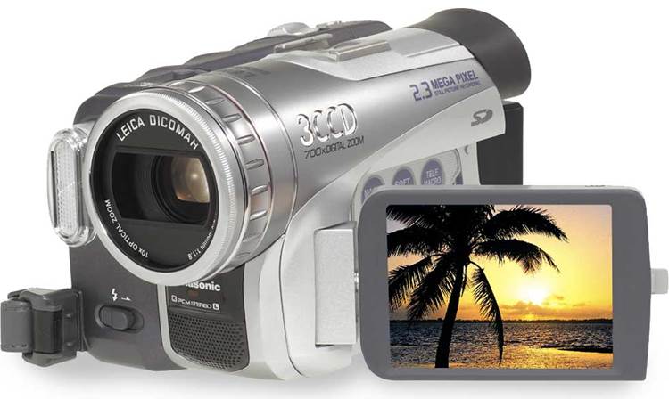 Panasonic PV-GS200 3-CCD Mini DV digital camcorder at Crutchfield