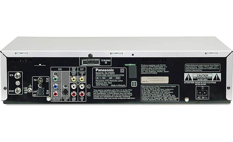 Panasonic SC-HT820V DVD/VCR home theater system at Crutchfield