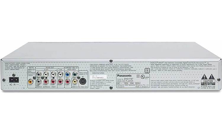 Panasonic DVD-F87 (Silver) 5-disc carousel DVD/CD/DVD-Audio