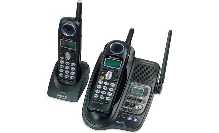 Panasonic KX-TG2344B 2.4 GHz DSS Cordless Phone with Dual Handsets and Answering System 