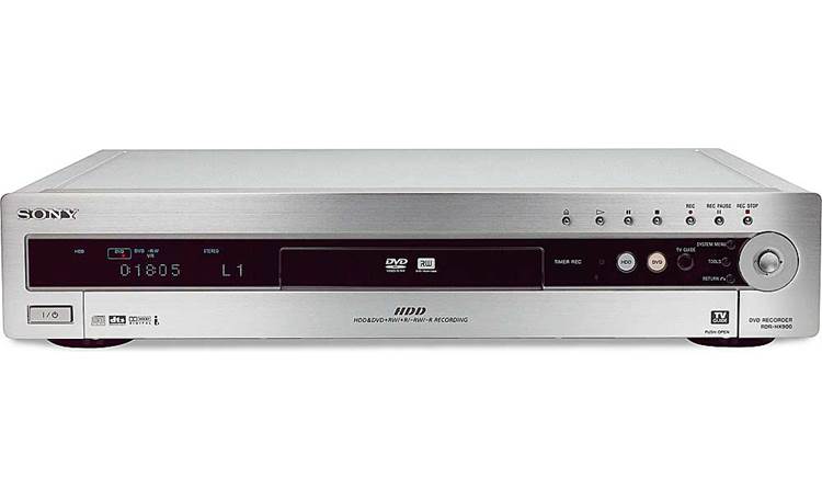 Akkumulering butik George Hanbury Sony RDR-HX900 DVD recorder + 160GB digital video recorder with TV Guide®  On Screen free program guide at Crutchfield