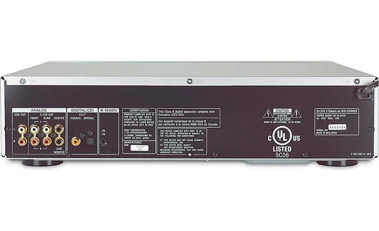 Sony ES SCD-C2000ES 5-disc CD/SACD changer at Crutchfield