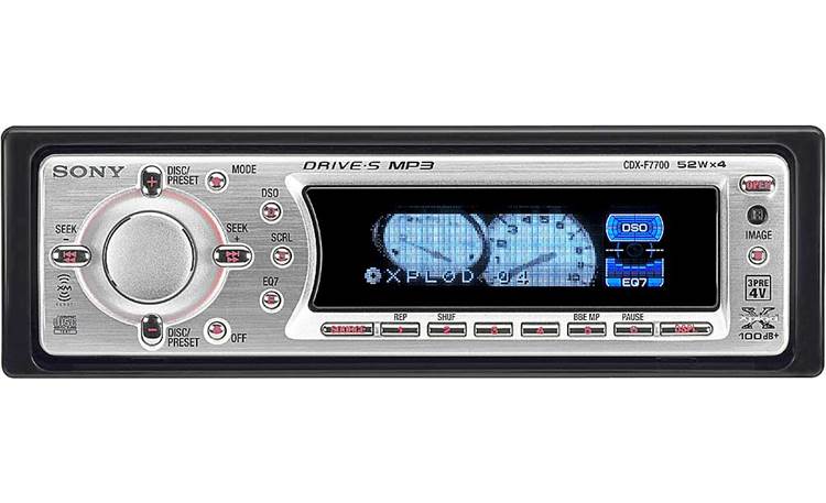 Sony Cdx F7700 Cd Receiver With