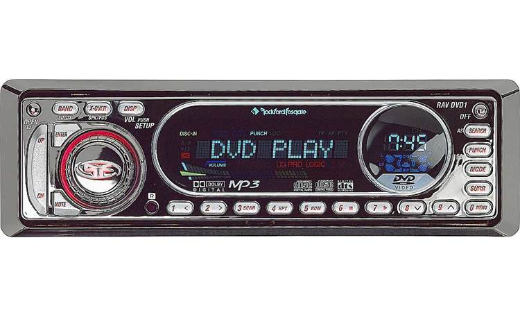 Rockford Fosgate RAV DVD1 DVD/CD/MP3 receiver at Crutchfield