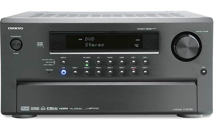 Onkyo TX-NR1000 Home theater receiver with THX Ultra2, HDMI switching, and  home computer networking at Crutchfield