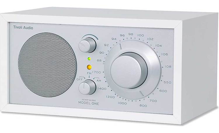 Tivoli Audio Model One (White/Silver) Henry Kloss table radio at